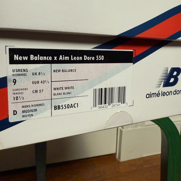 Aimé Leon Dore New Balance 550 grey suede men’s 9 women’s 10.5 ALD - Picture 10 of 10